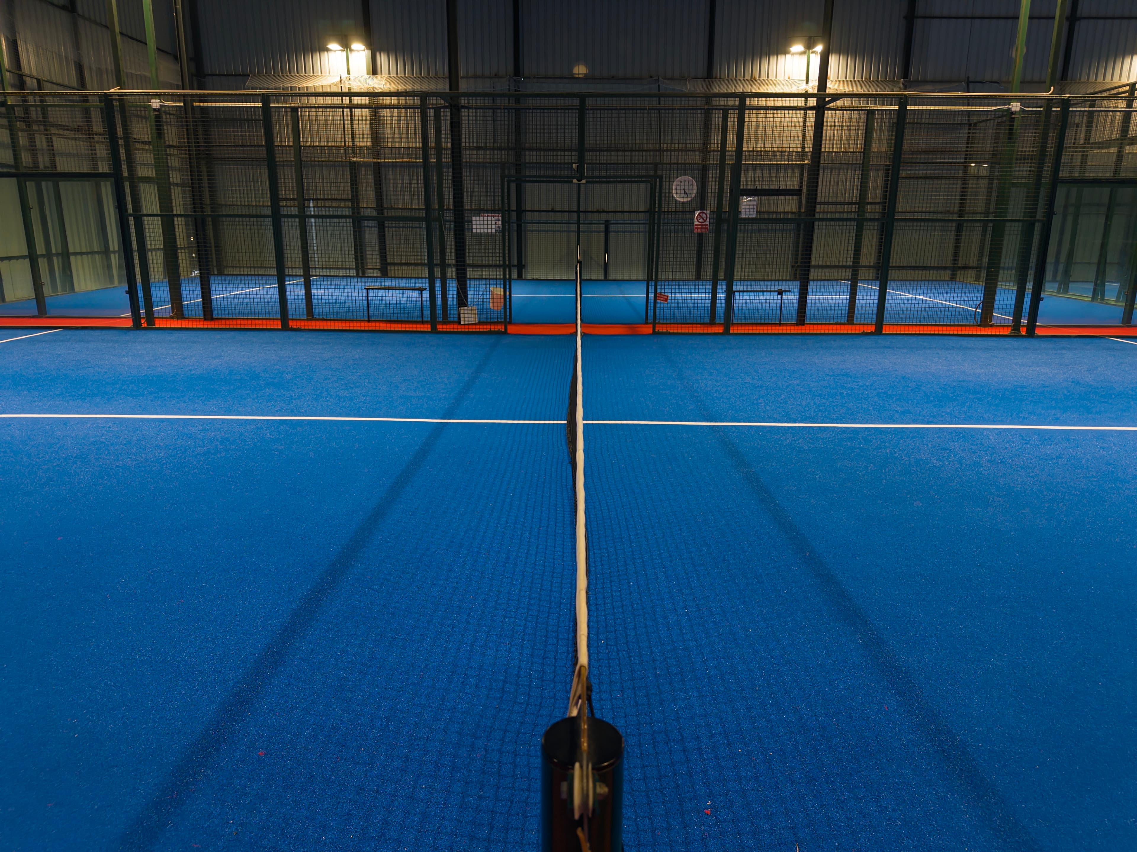 Vista general del club de pádel en Navalcarnero