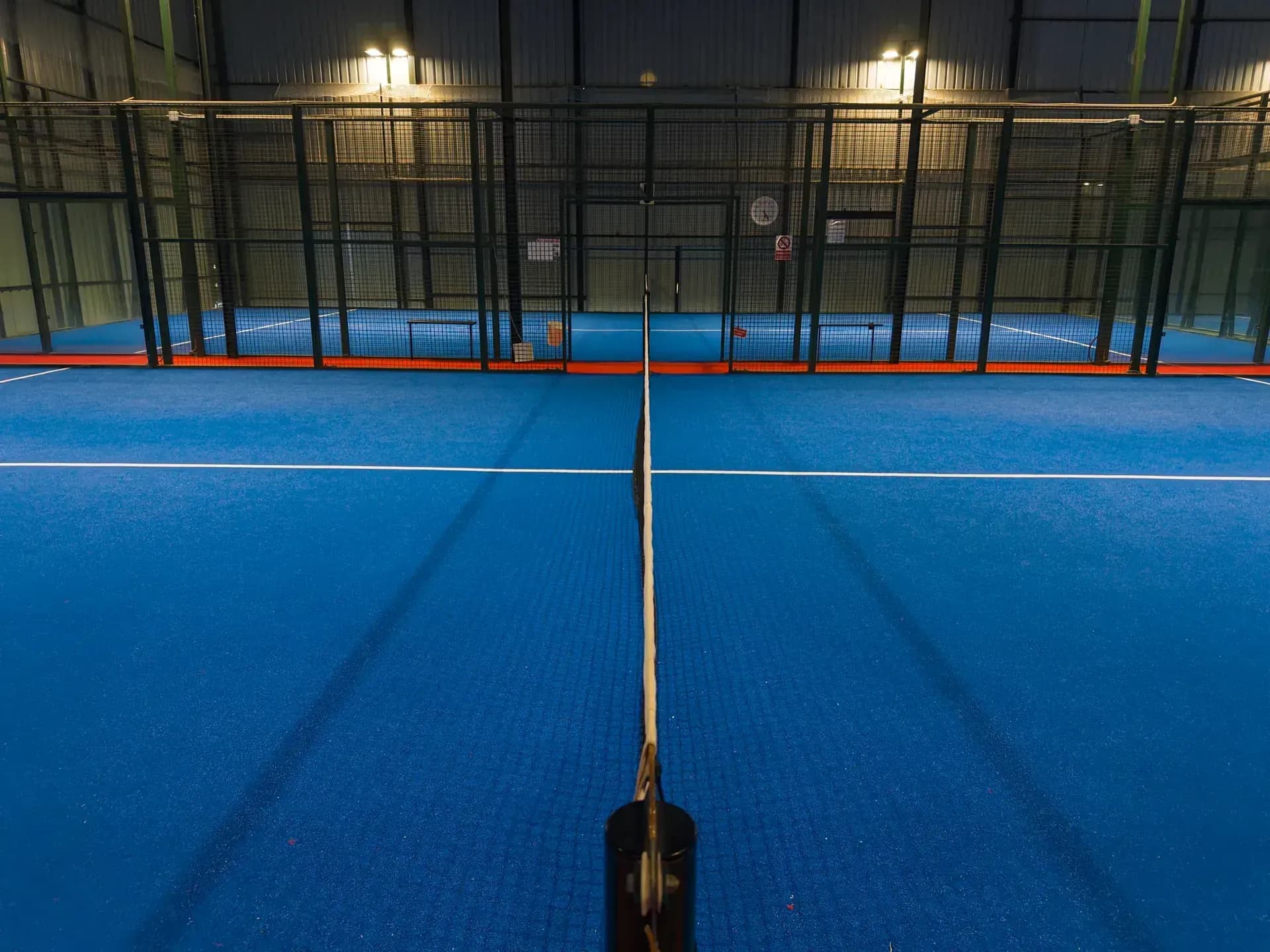 Vista general del club de pádel en Navalcarnero